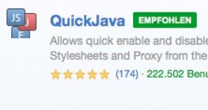 Firefox Addon QuickJava