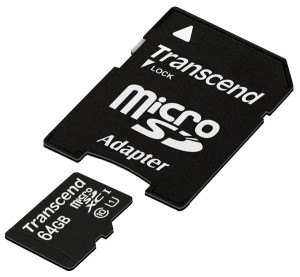 64 GB SDXC Karte von Transcend im Angebot