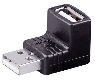 USB-Winkeladapter von Goobay