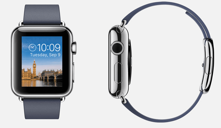 Apple Watch Seitenaufnahme