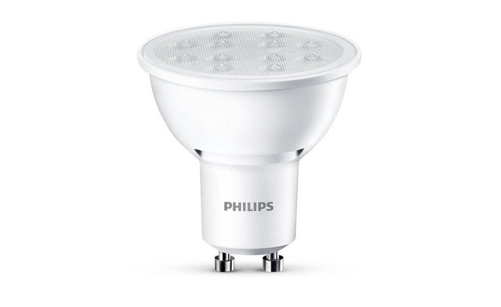 Die Philips LED Leuchtmittel für GU10 Sockel haben sehr viele 5-Sterne-Bewertungen erhalten. Sie liefern sofort warm-weisses Licht.