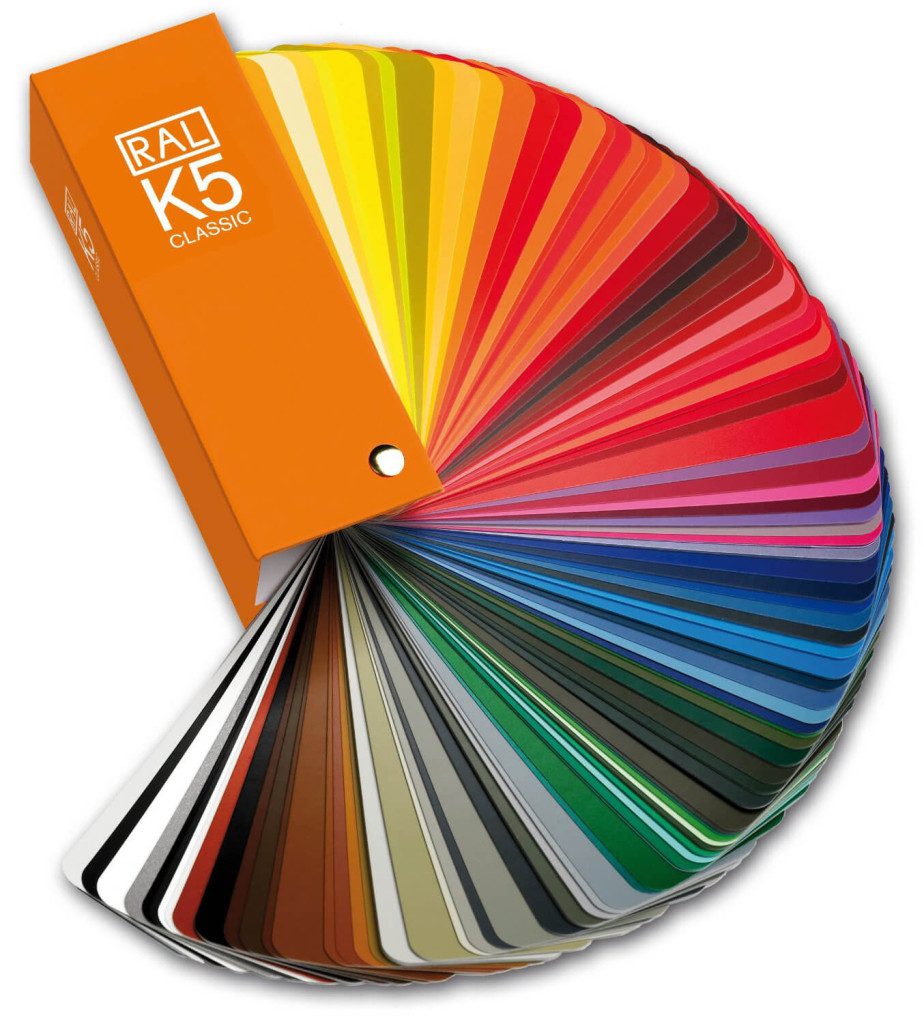 Foto von RAL-K5-Farbfächer glänzend