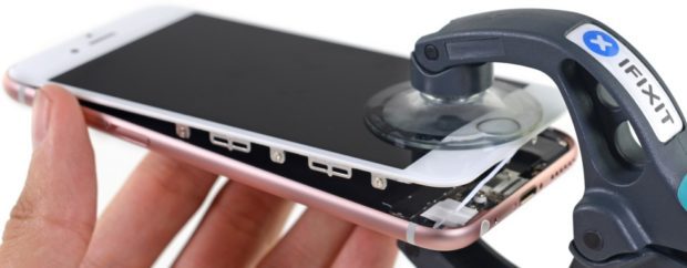 apple iphone 6s akku tauschen austauschen batterie set schraubenzieher iphone oeffnen auseinander nehmen ifixit teardown