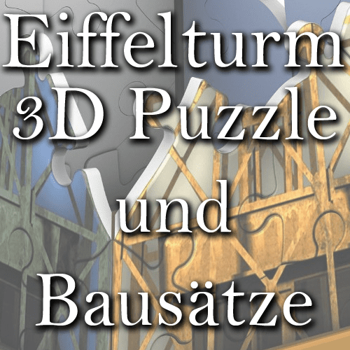 eiffelturm 3d puzzle metallbausatz