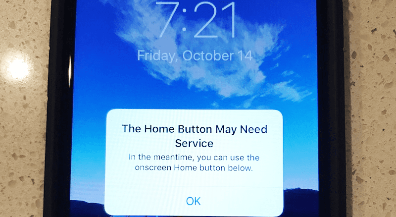 iphone 7 home button on screen auf bildschirm fehler erkennung homebutton kaputt