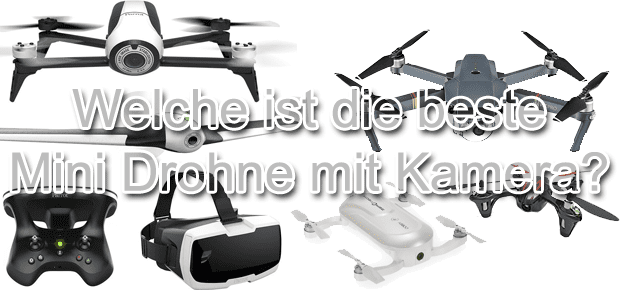 Welche ist die beste Mini-Drohne mit Kamera 2016 2017? Der Vergleich von verschiedenen Mini Quadrocopter Modellen bringt die Antwort. Produktbilder: Amazon 