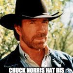 Chuck Norris zählt bis unendlich…