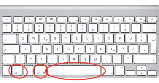 macOS Emoji Tastenkombination; Tastatur: apple.com, Markierungen: Sir Apfelot