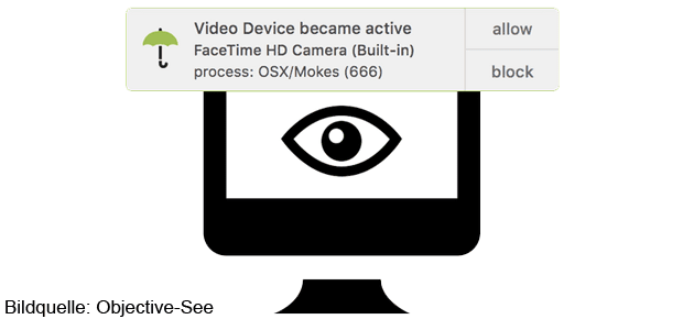 Oversight informiert euch, wenn ein Programm auf die Webcam oder das Mikrofon des Mac zugreifen will. Hier findet ihr Infos zur gratis <a class=
