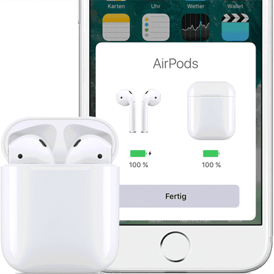 AirPods mit dem iPhone verbinden und Probleme beim Pairing lösen bzw. die AirPods auf Werkseinstellungen zurücksetzen - so geht's! (Bilderquelle: Apple.com)