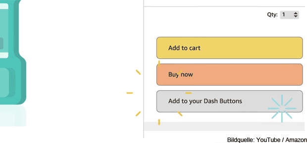 Your Dash Buttons: Amazon stellt für den US-Markt virtuellen Dash Button für die Webseite und die Amazon <a class=