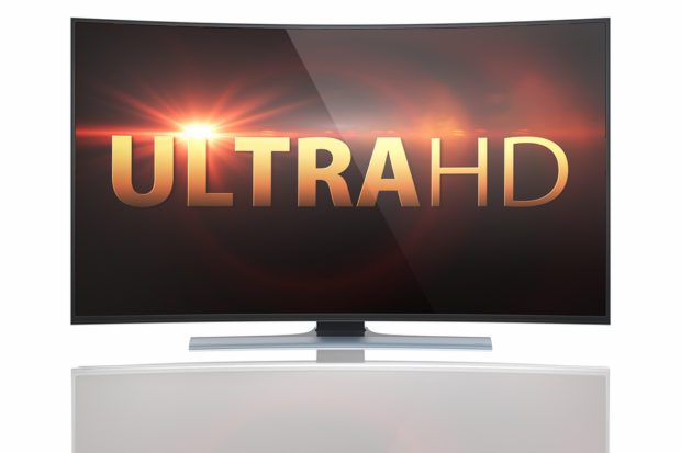 Ultra hd Smart Tv with Curved Screen