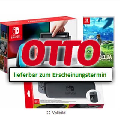 Gefunden bei OTTO.de Nintendo Switch pünktlich geliefert pünktliche Lieferung zum Release vorbestellen
