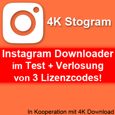 Instagram Downloader free, 4K Stogram, Bilder von Instagram downloaden speichern runterladen, Videos von Instagram herunterladen
