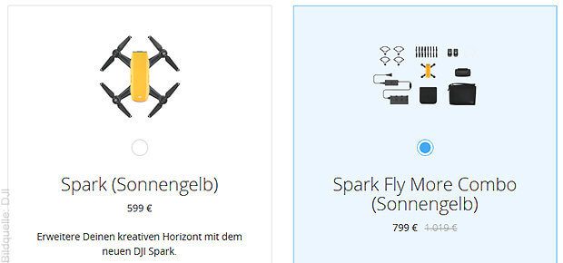 Spark Fly More Combo von DJI