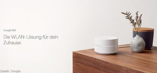 Google Wifi ist seit 2017 auch in Deutschland verfügbar