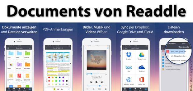 Documents von Readdle ist ein umfangreicher Dateimanager und ZIP-Öffner für iOS auf iPhone, iPad und iPod Touch. Details, Features und Download findet ihr hier!