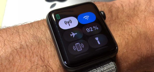 Den Apple Watch Akkustand in Prozent findet ihr u. a. im Kontrollzentrum.