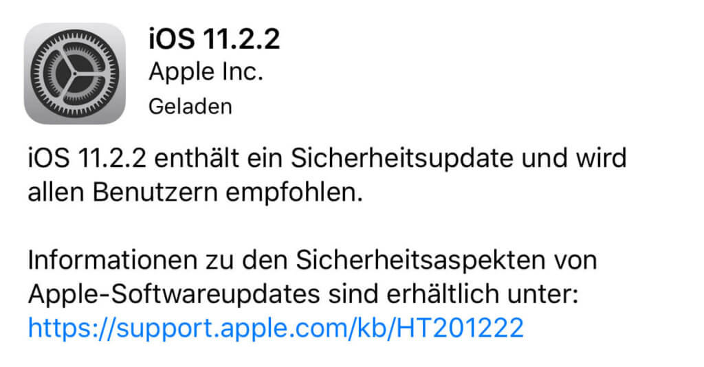 Selbst wenn es Performance-Unterschiede geben sollte: Das Update auf iOS 11.2.2 sollte man in jedem Fall durchführen, da es massive Sicherheitslücken schließt.