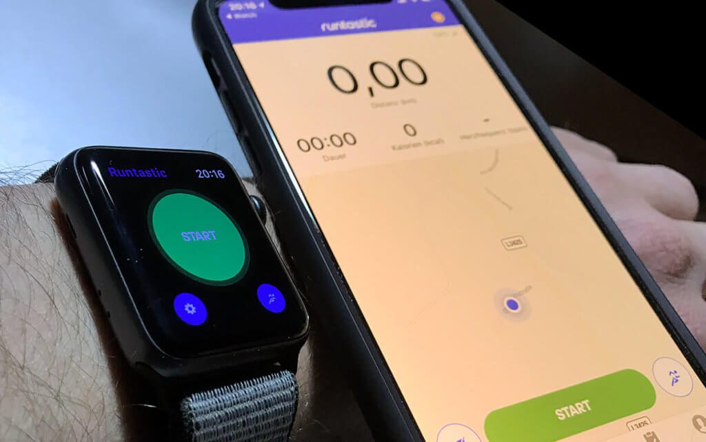 Auch die Fitness-App Runtastic bietet eine Companion-App für die Apple Watch. Über diese kann man schnell seine aktuellen Daten beim Training anschauen, ohne das iPhone aus der Tasche holen zu müssen.