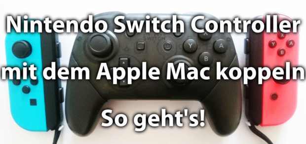 Den Nintendo Switch Pro Controller mit dem Mac koppeln oder die Joy-Cons unter macOS verwenden - das alles geht per Bluetooth. Hier die passende Anleitung!