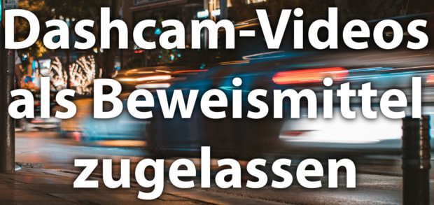 Dashcam-Videos vor Gericht sind nach einem BGH-Urteil vom 15. Mai 2018 zulässig und der Datenschutz im Einzelfall als nachrangig anzusehen. Der Bundesgerichtshof ebnet damit den Weg zur 100-prozentigen Legalisierung von Auto-Kameras.