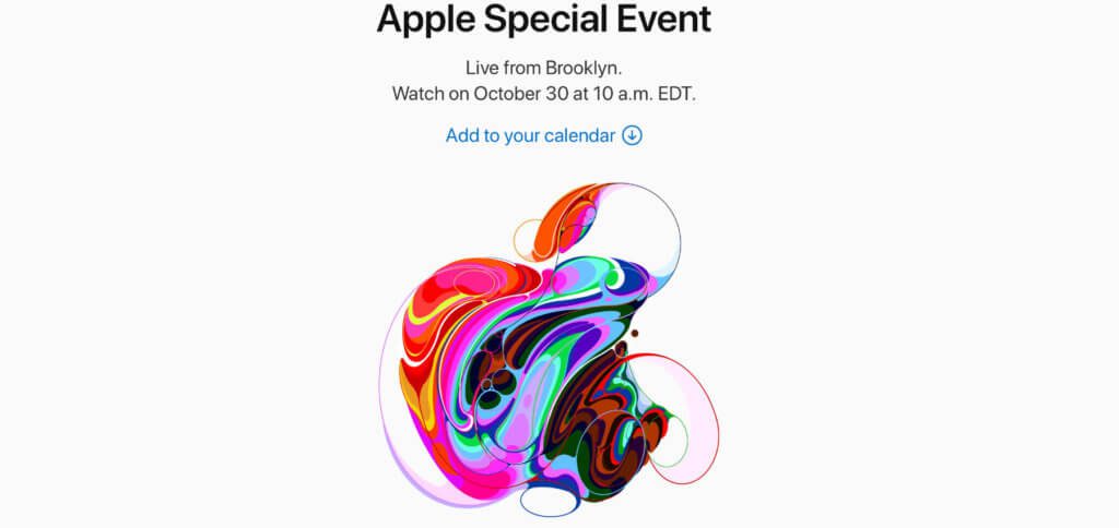There's more in the making - Das nächste Apple Special Event findet am 30. Oktober 2018 in Brooklyn, New York statt.