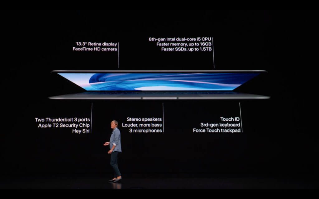 Das MacBook Air 2018 mit Retina-Display