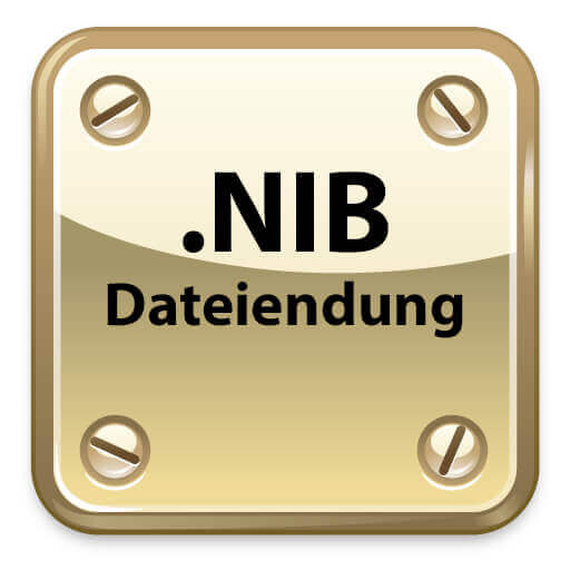 Die Dateiendung .nib steht für NeXT Interface Builder.