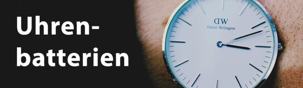 Uhrenbatterien – Hier findest du die richtige Knopfzelle für deine Armbanduhr.