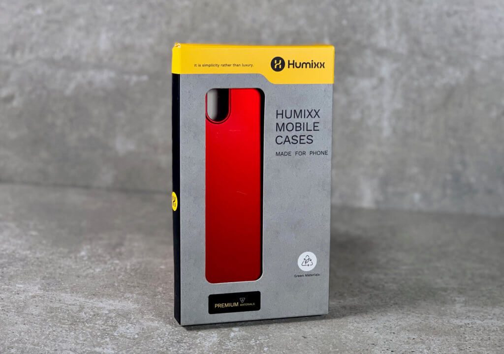 Die Humixx iPhone X Hülle in Rot - günstig, hübsch und passgenau schützt sie vor Stößen und Kratzern.