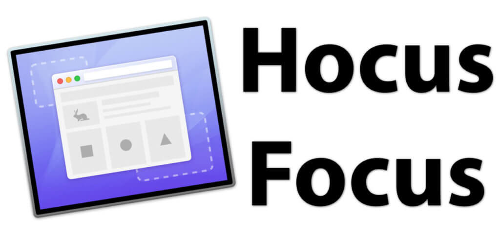 Mit der Hocus Focus App können Programmfenster automatisch ausgeblendet werden - so bleibt der Mac Schreibtisch ablenkungsfrei.