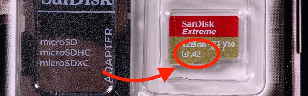 Auf microSD-Karten findet man immer häufiger den Aufdruck "A2". Was er bedeutet, wird hier erklärt! (Foto: Sir Apfelot)