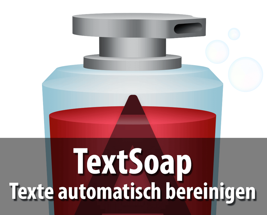 Mit TextSoap lassen sich beliebige Texte automatisch nach vielen typografischen und formellen Elementen gleichzeitig durchsuchen und korrigieren.