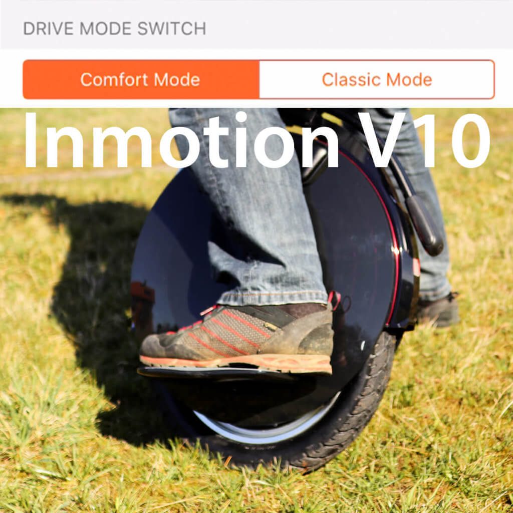 Drive Mode beim Inmotion V10