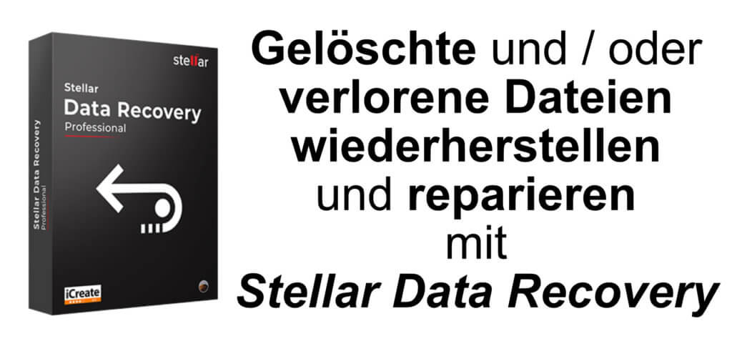 Mit Stellar Data Recovery könnt ihr gelöschte Daten und Dateien von Festplatten, USB-Sticks und SD-Karten wiederherstellen. Auch die Reparatur von Fotos und Videos sowie die RAID-Unterstützung ist möglich.