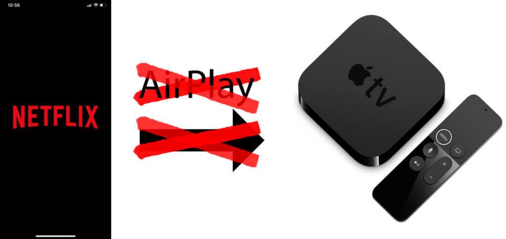 Filme und Serien von der Netflix iOS-App per AirPlay vom iPhone auf Apple TV übertragen? Das geht nun nicht mehr... (Produktbild: Apple.com)