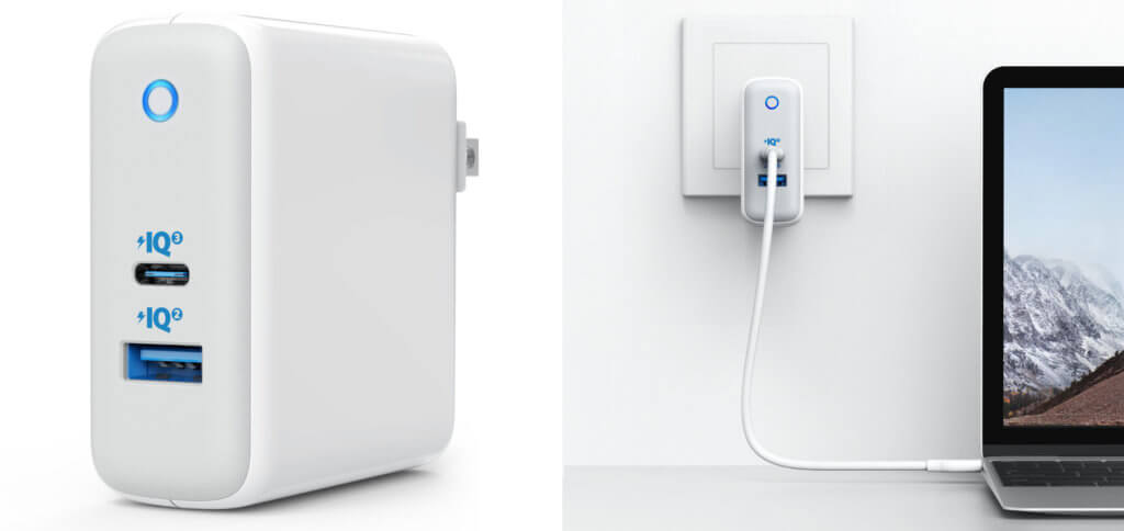 Vom Apple MacBook hin zu iPhone, iPad und Android-Geräten lassen sich mit dem Anker PowerPort+ Atom III (2-Port) verschiedene Geräte schnell aufladen. 