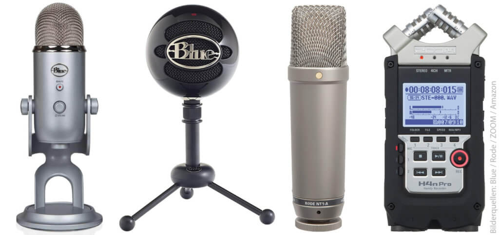 Diese ASMR Mikrofone bieten sehr gute Qualität und verschiedene Aufnahme-Charakteristika. Die Hersteller Blue, Rode und ZOOM bieten Kugel, Niere, Acht, Stereo und mehr ;)