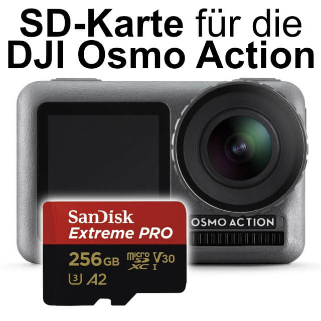 La bonne carte SD pour le DJI Osmo Action » Sir Apfelot