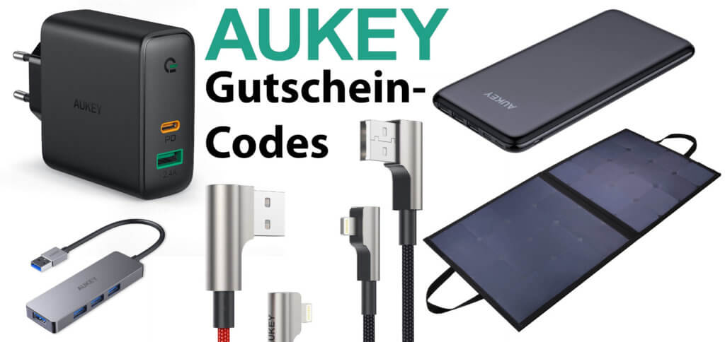 Kabel, ein Solar-Panel, Powerbanks, Ladegeräte, USB-Hubs und mehr für Mac, MacBook und andere Geräte gibt's aktuell von AUKEY günstiger.