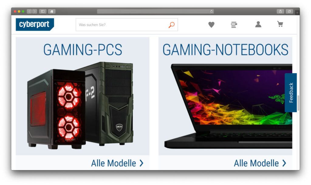 Cyberport Gaming Sale – fertige PCs und Notebooks zum Zocken sowie Bauteile, Zubehör und mehr günstiger kaufen! Nur noch bis 25. August 2019!