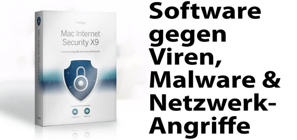 Die Software Mac Internet Security X9 von Intego bietet Schutz vor Viren und anderer Malware sowie vor Fremdzugriffen auf den Apple-Computer übers Netzwerk / Internet.
