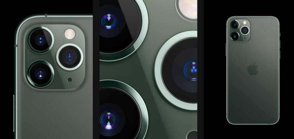 Das Apple iPhone 11 Pro / 11 Pro Max kommt mit einer Triple-Kamera daher. Vereint werden hier Tele-, Weitwinkel- und Ultra-Weitwinkel-Linse. Zudem gibt es iOS 13, den A13 Bionic Chip und weitere starke Specs.