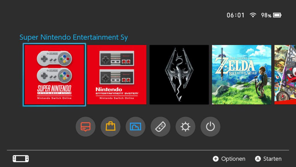 Für Abonnenten von "Nintendo Switch Online" steht im eShop der Konsole nun eine kostenlose App für SNES-Spiele zur Verfügung.