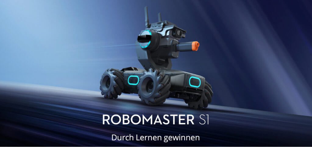 Der DJI RoboMaster S1 Roboter ist ein STEM Toy zum Programmieren lernen und Spaß haben. Robust und mit vielen modernen Features ausgestattet, ist er der Programmier-Einstieg für Kinder, Jugendliche und Erwachsene.
