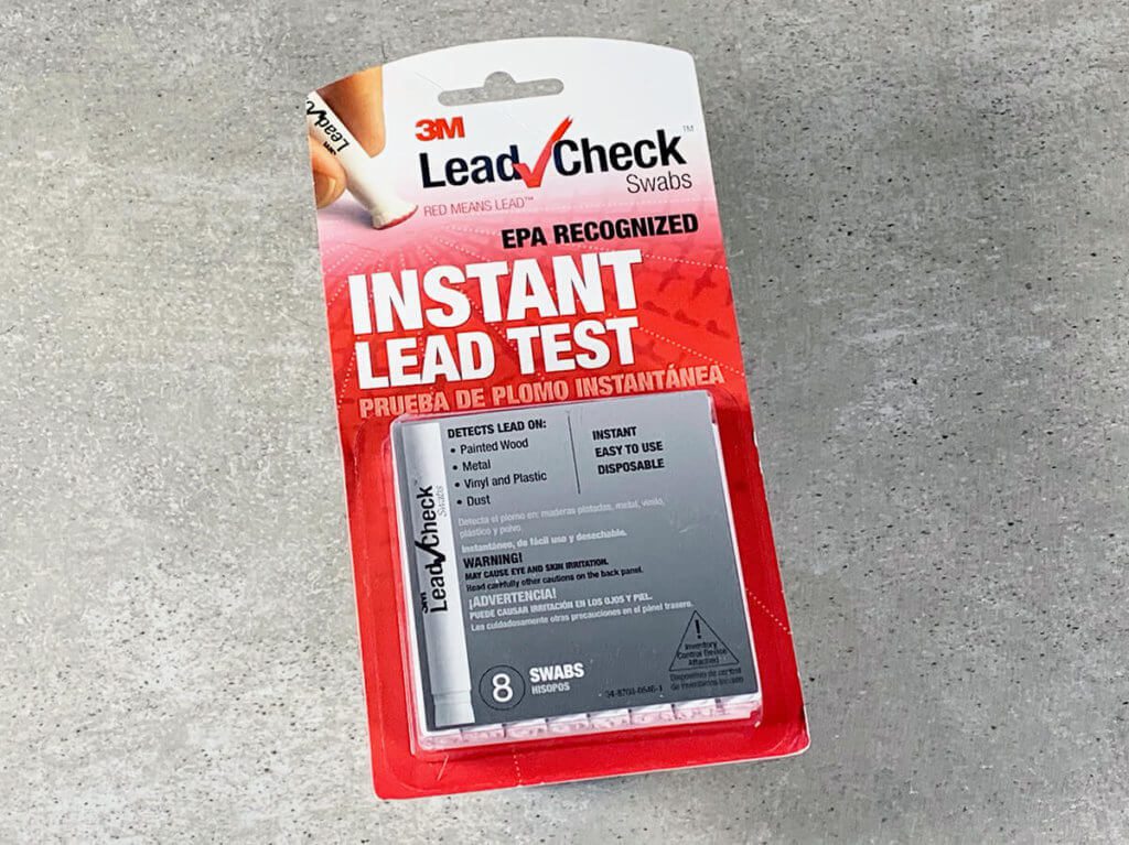Mit dem 3M Lead Check lässt sich Bleifarbe leicht und günstig erkennen, ohne ein Laber einschalten zu müssen (Foto: Sir Apfelot).