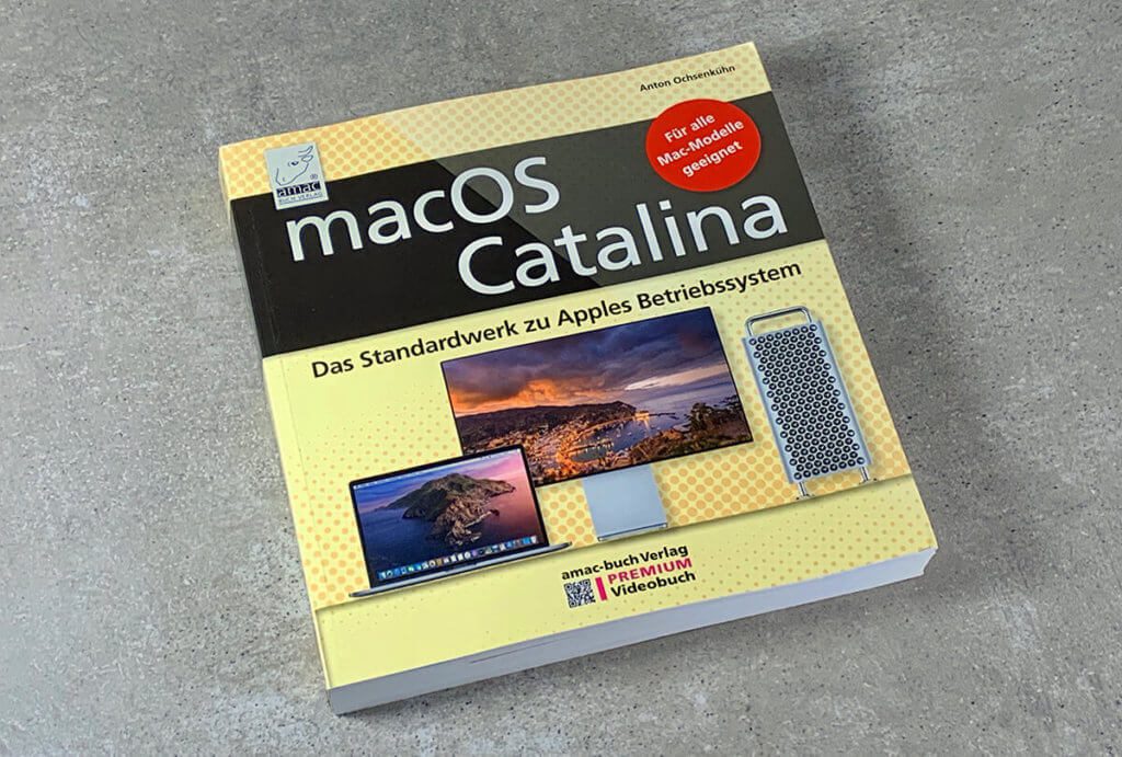 macOS Catalina – Das Standardwerk zu Apples Betriebssystem – eins der neuen Premium Videobücher des amac-buch Verlags (Fotos: Sir Apfelot).