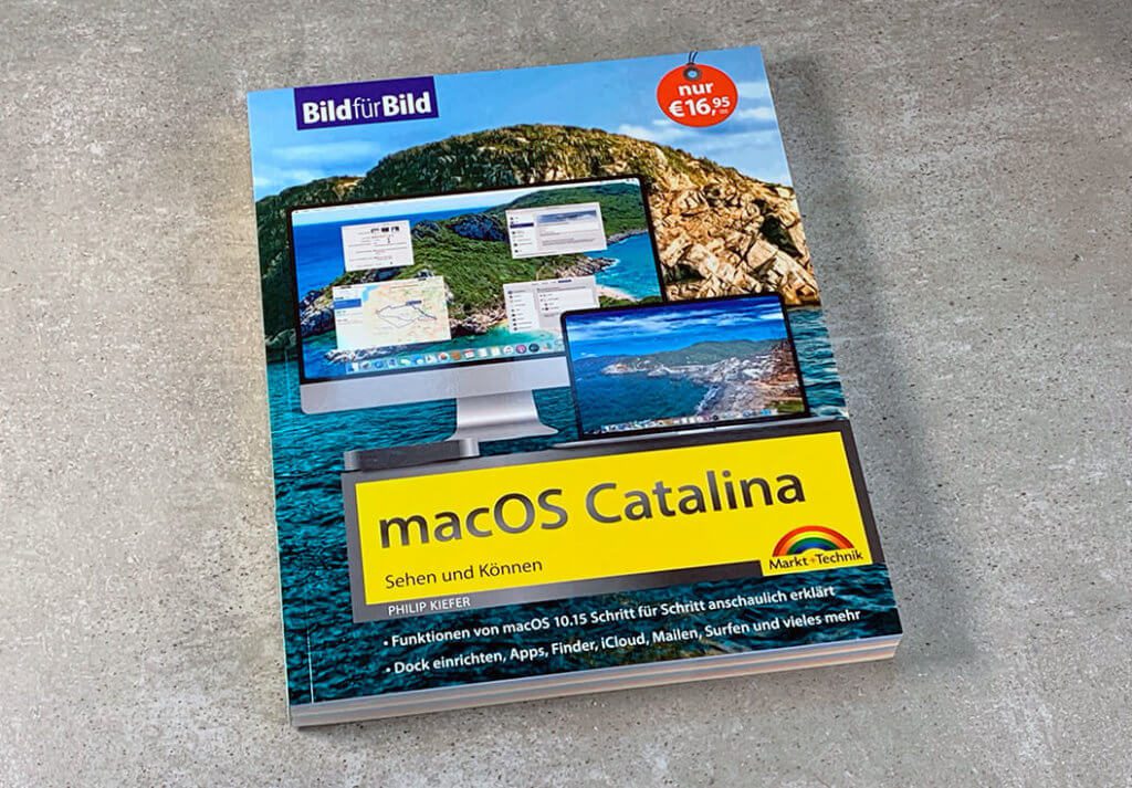 Das Buch "macOS Catalina – Sehen und Können" weist den Leser mit vielen Screenshots in den Mac ein (Fotos: Sir Apfelot).