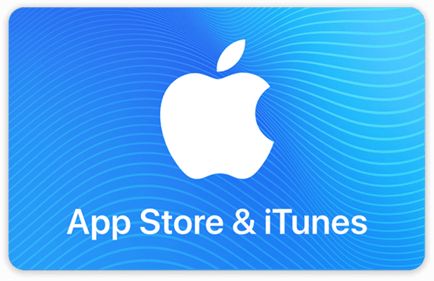 App Store & iTunes-Geschenkkarten können digital verwendet werden, um online Guthaben für verschiedensten Content aufzuladen. Bildquelle: Apple